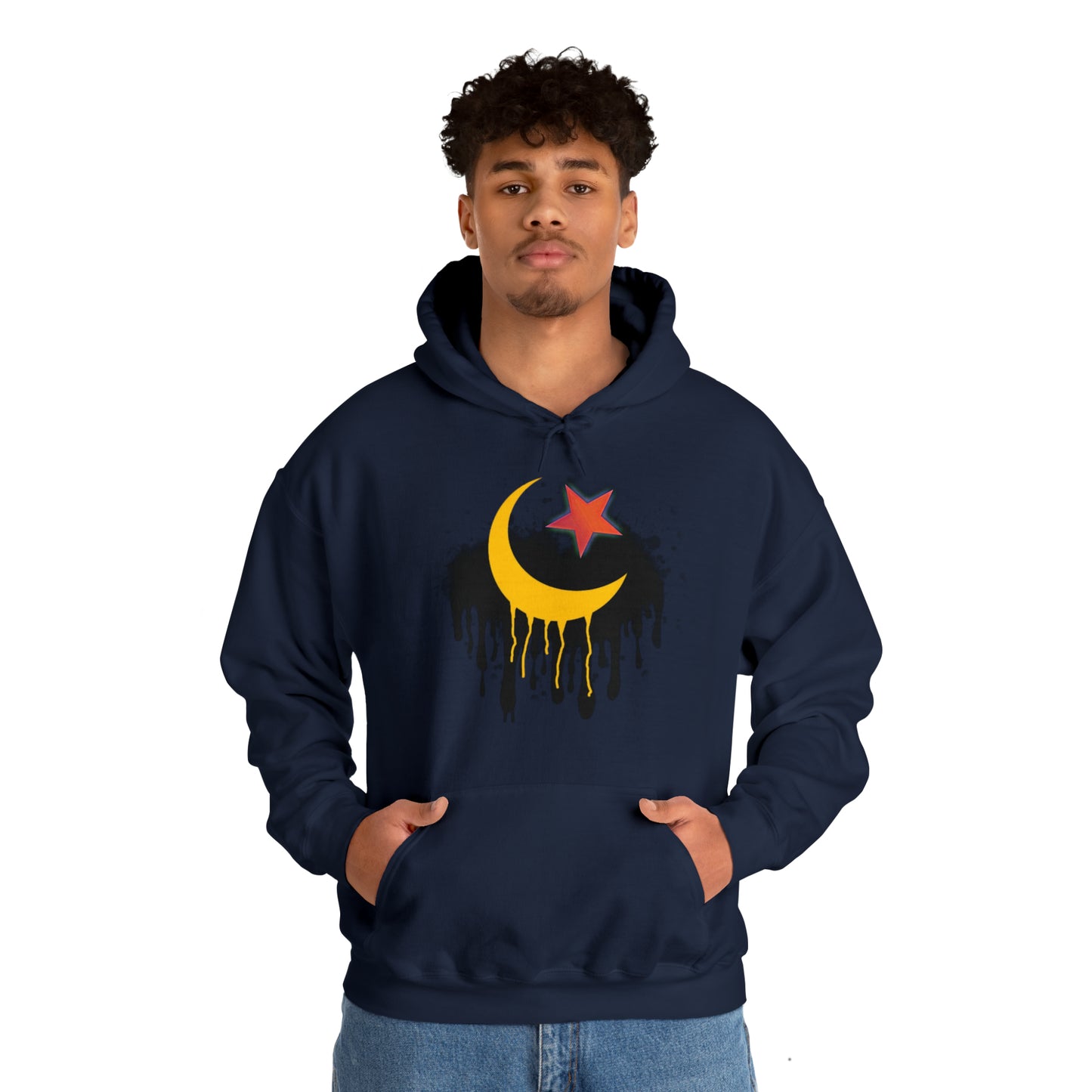 RealSpillClothingCompany© "Crescent Moon & Star" Hoodie