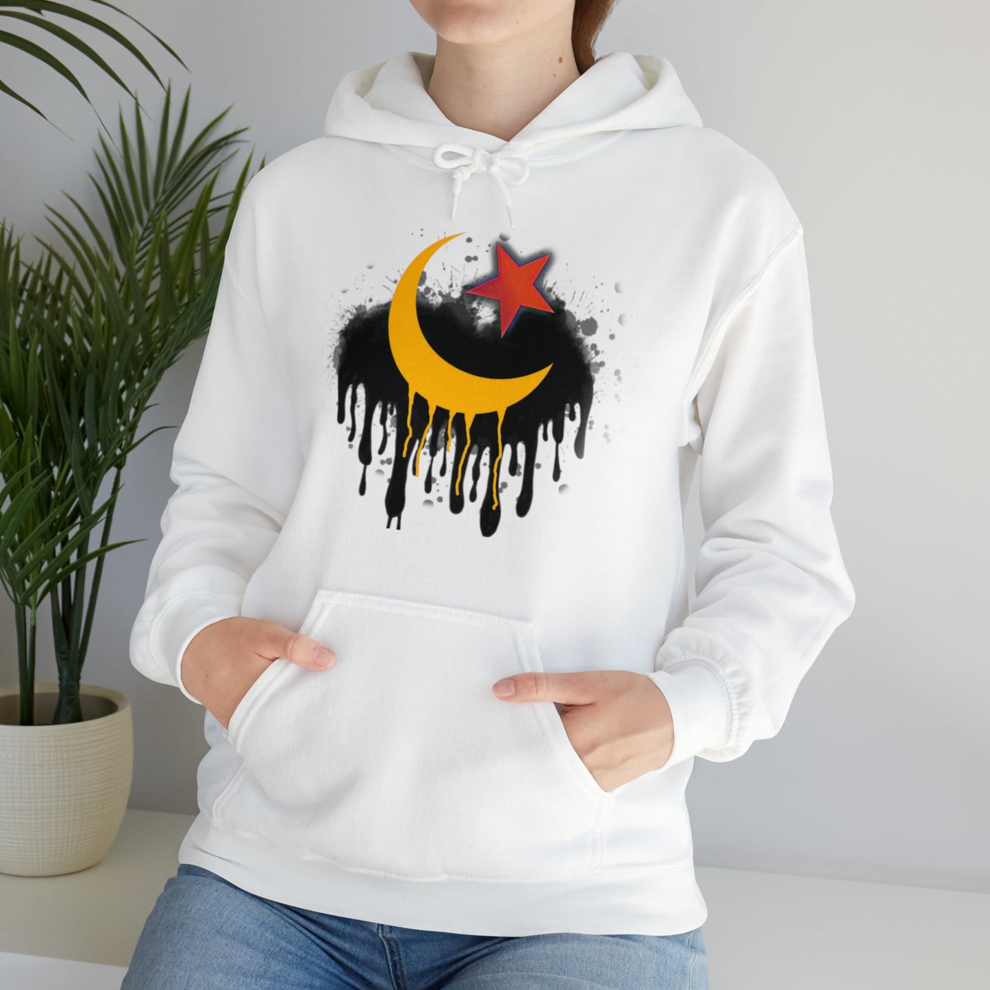 RealSpillClothingCompany© "Crescent Moon & Star" Hoodie