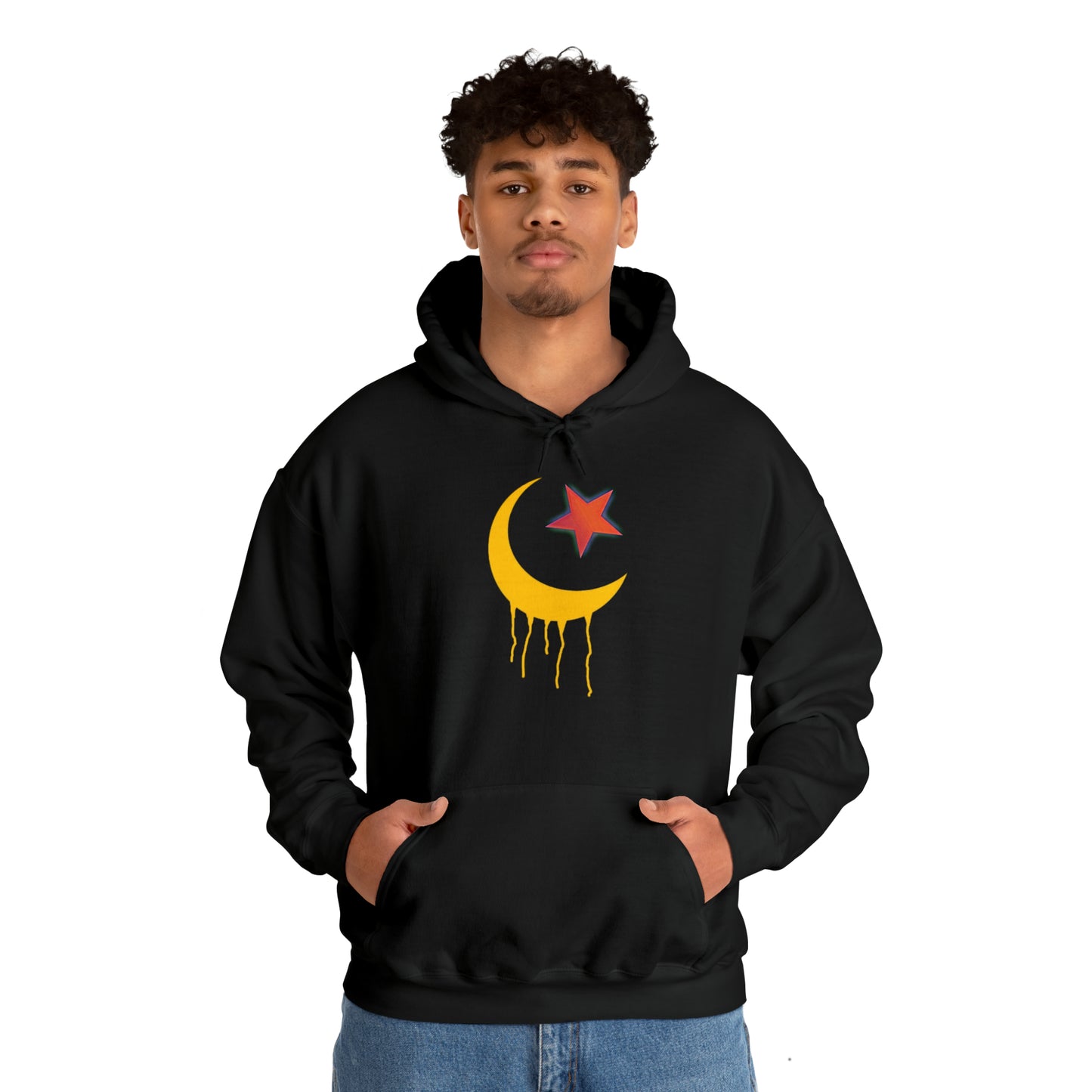RealSpillClothingCompany© "Crescent Moon & Star" Hoodie