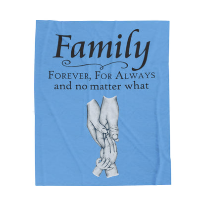 RealSpillClothingCompany©"Family" Velveteen Plush Blanket