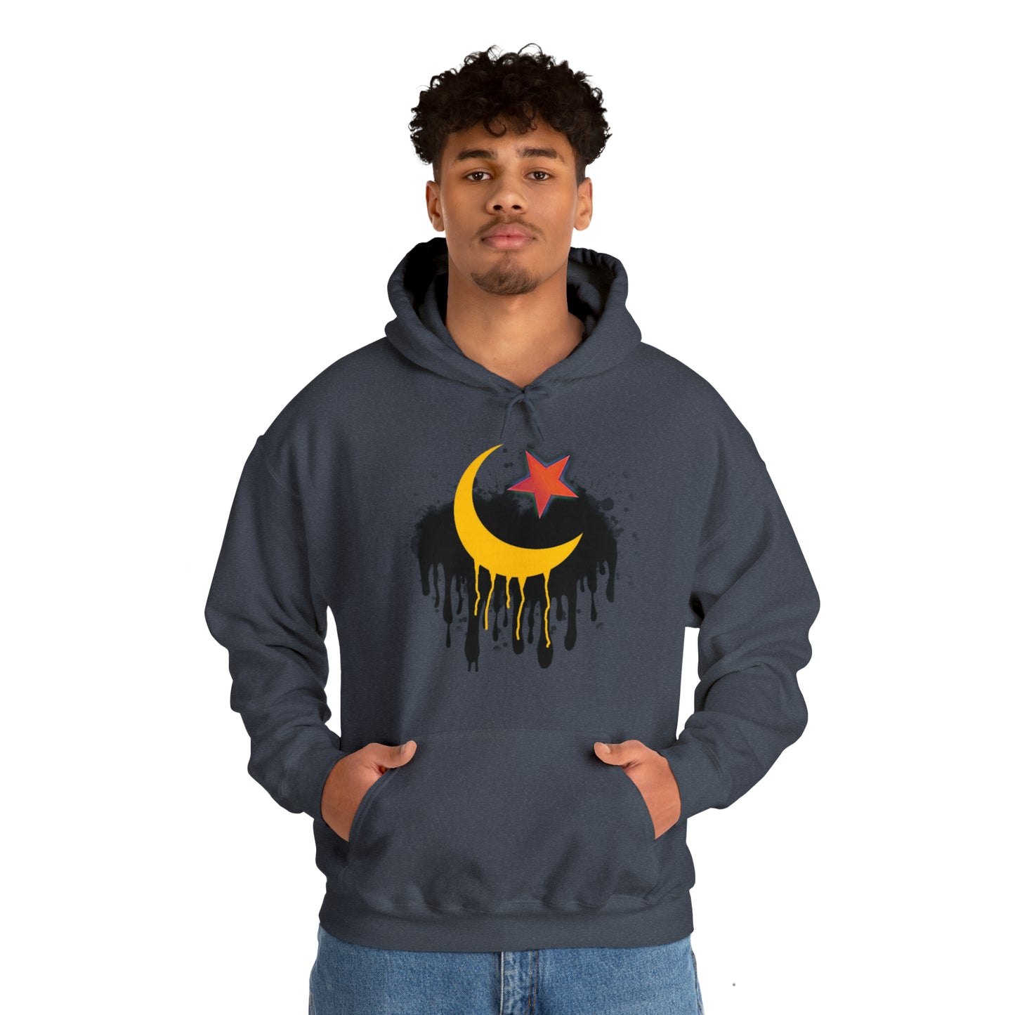 RealSpillClothingCompany© "Crescent Moon & Star" Hoodie
