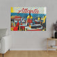 RealSpillClothingCompany© "Hot Atlanta" Matte Canvas, Stretched,
