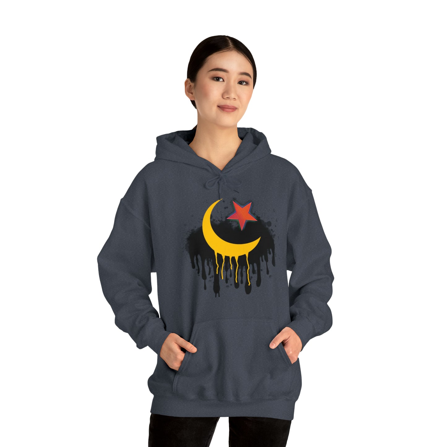 RealSpillClothingCompany© "Crescent Moon & Star" Hoodie