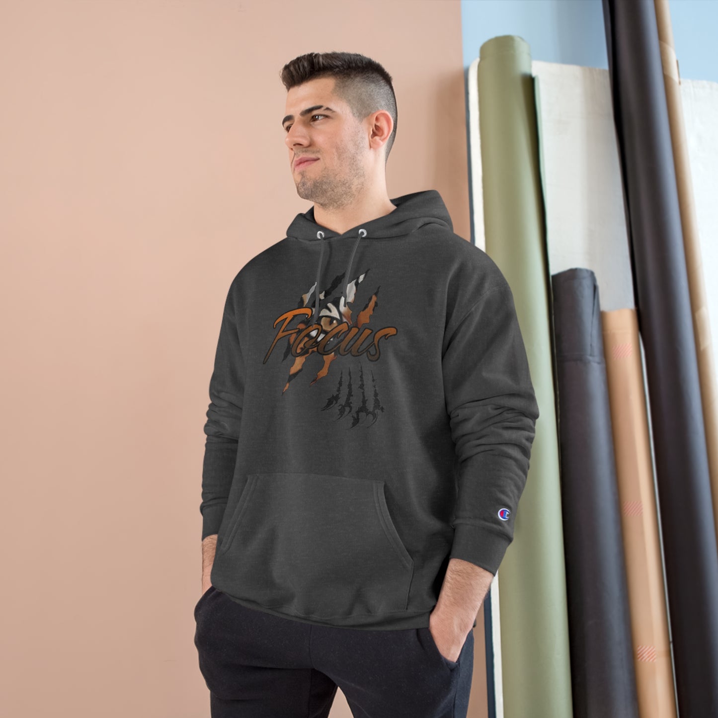 RealSpillClothingCompany© "Tiger's Eye" Champion Hoodie