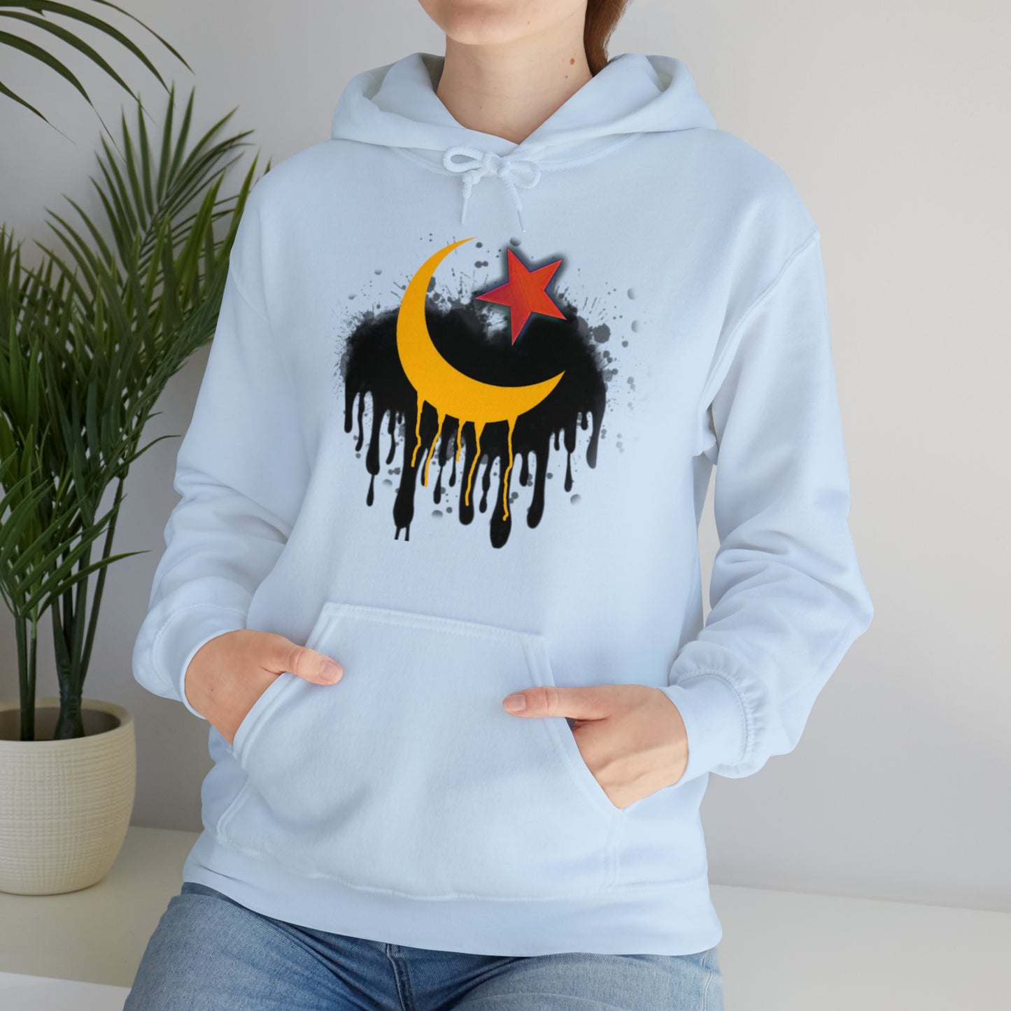 RealSpillClothingCompany© "Crescent Moon & Star" Hoodie