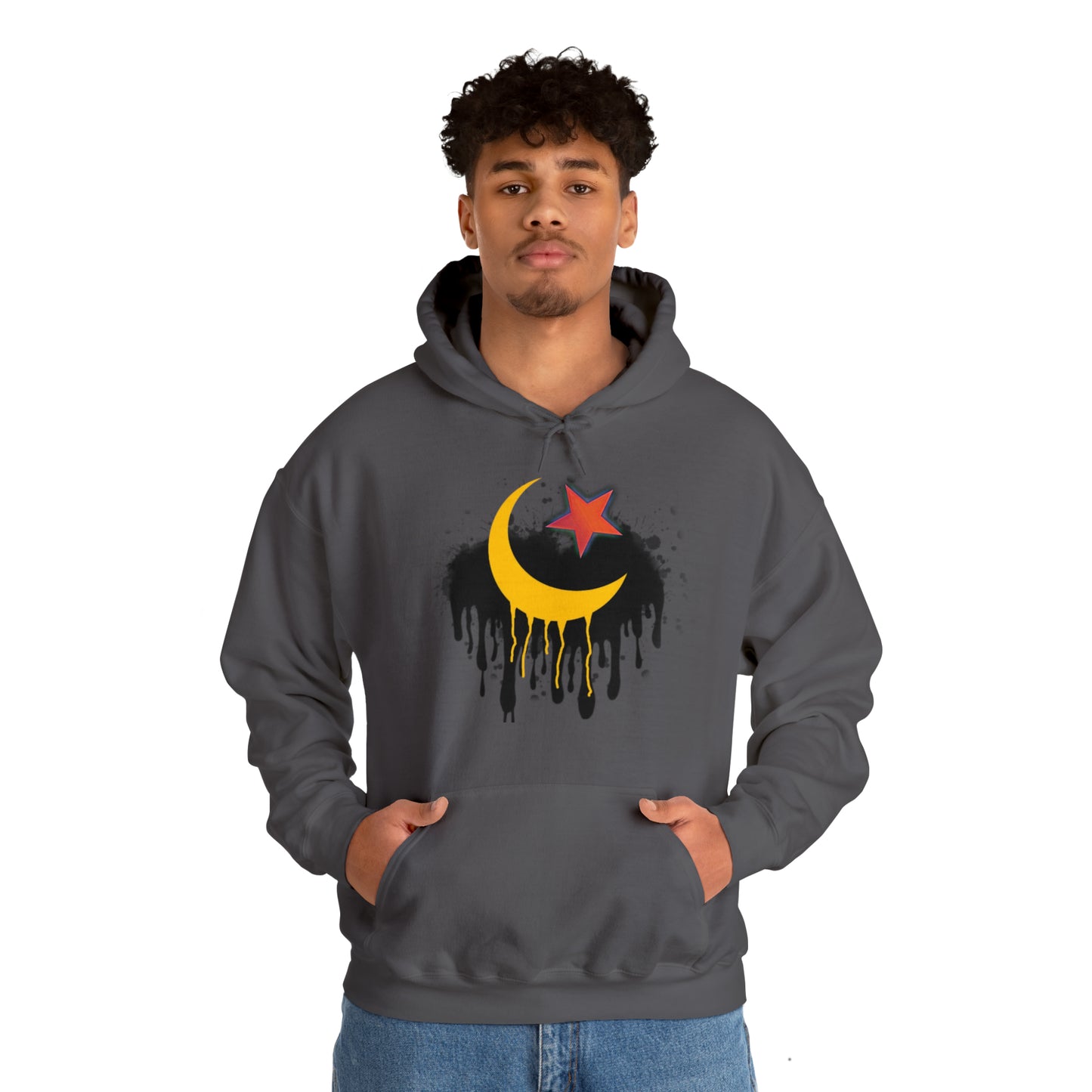 RealSpillClothingCompany© "Crescent Moon & Star" Hoodie