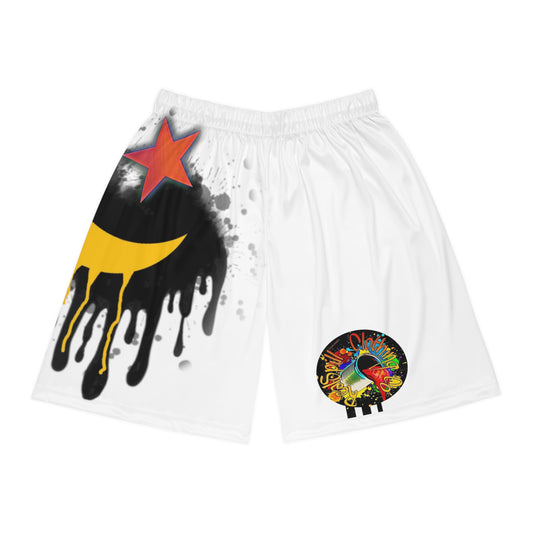 RealSpillClothingCompany© "Crescent Moon" Basketball Shorts