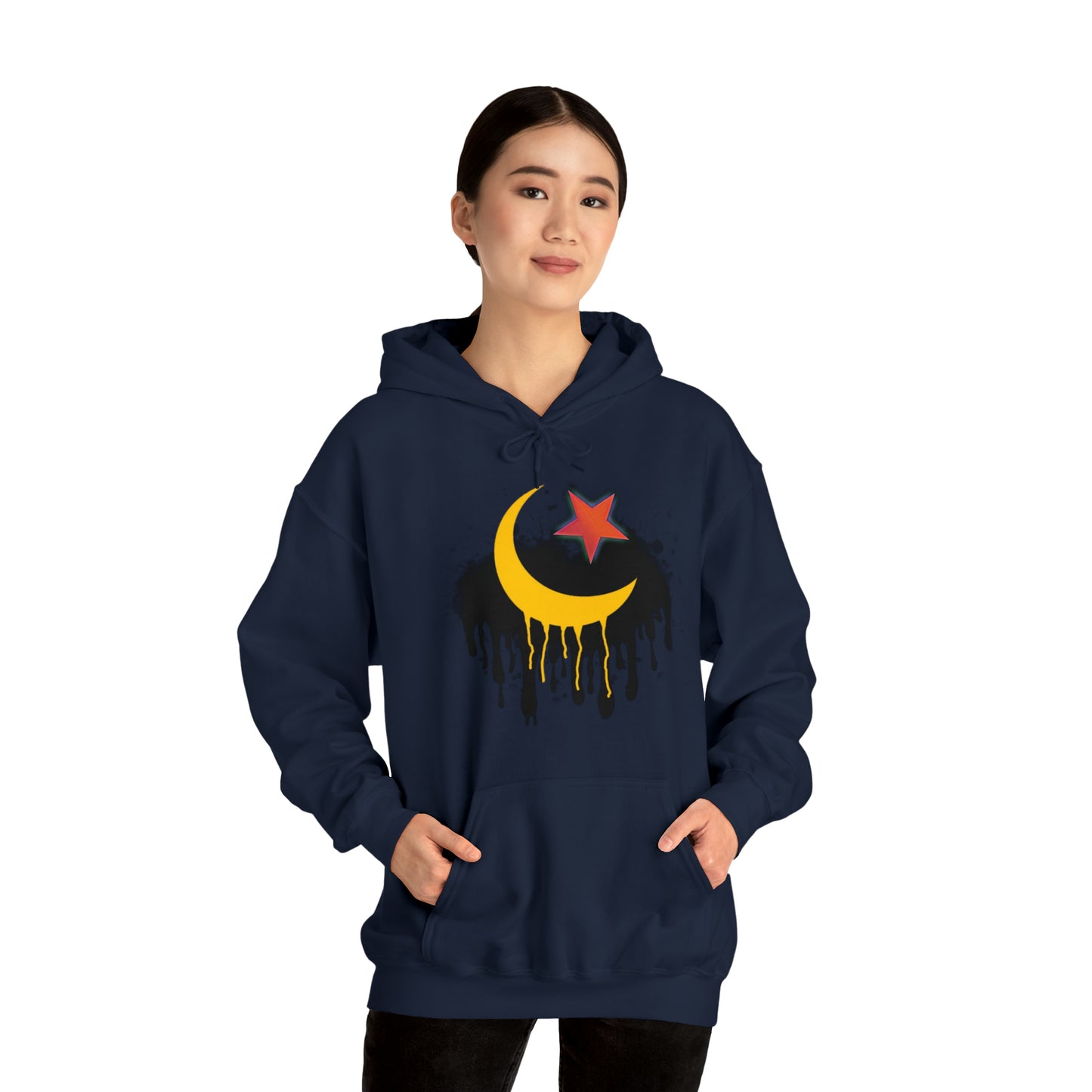 RealSpillClothingCompany© "Crescent Moon & Star" Hoodie