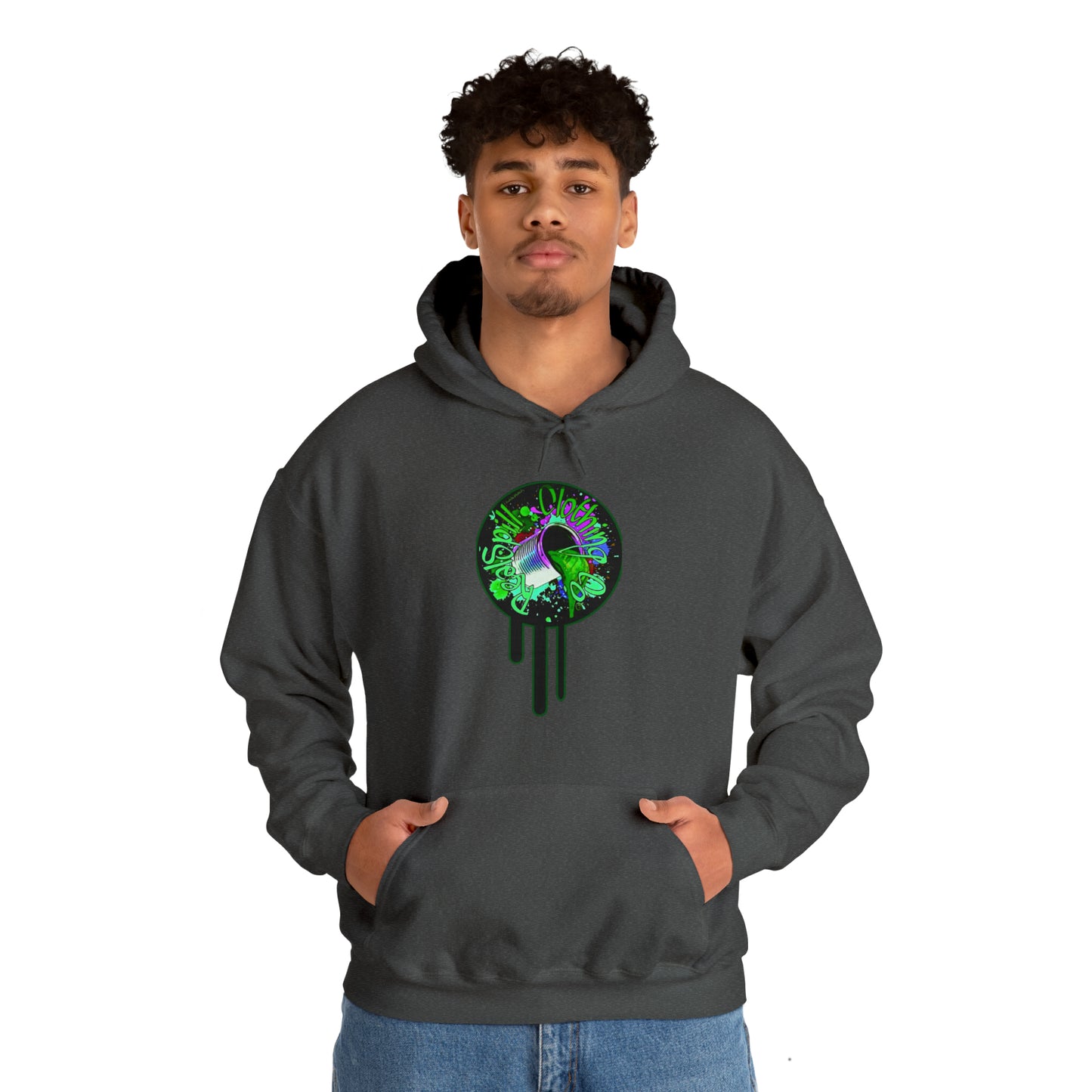 RealSpillClothingCompany© "Goblin Green" Logo Hoodie