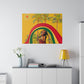 RealSpillClothingCompany© "Red,Gold,& Green Love" Matte Canvas, Stretched,