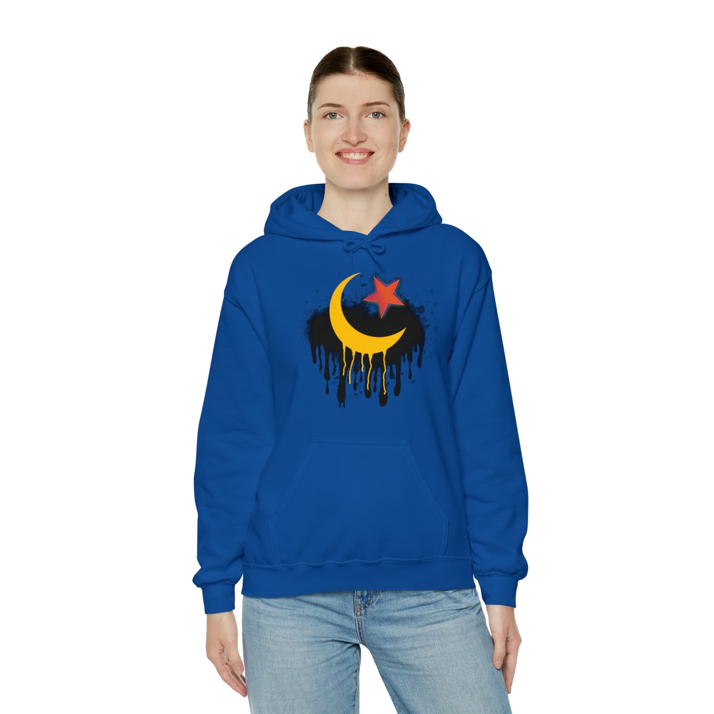 RealSpillClothingCompany© "Crescent Moon & Star" Hoodie