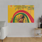 RealSpillClothingCompany© "Red,Gold,& Green Love" Matte Canvas, Stretched,