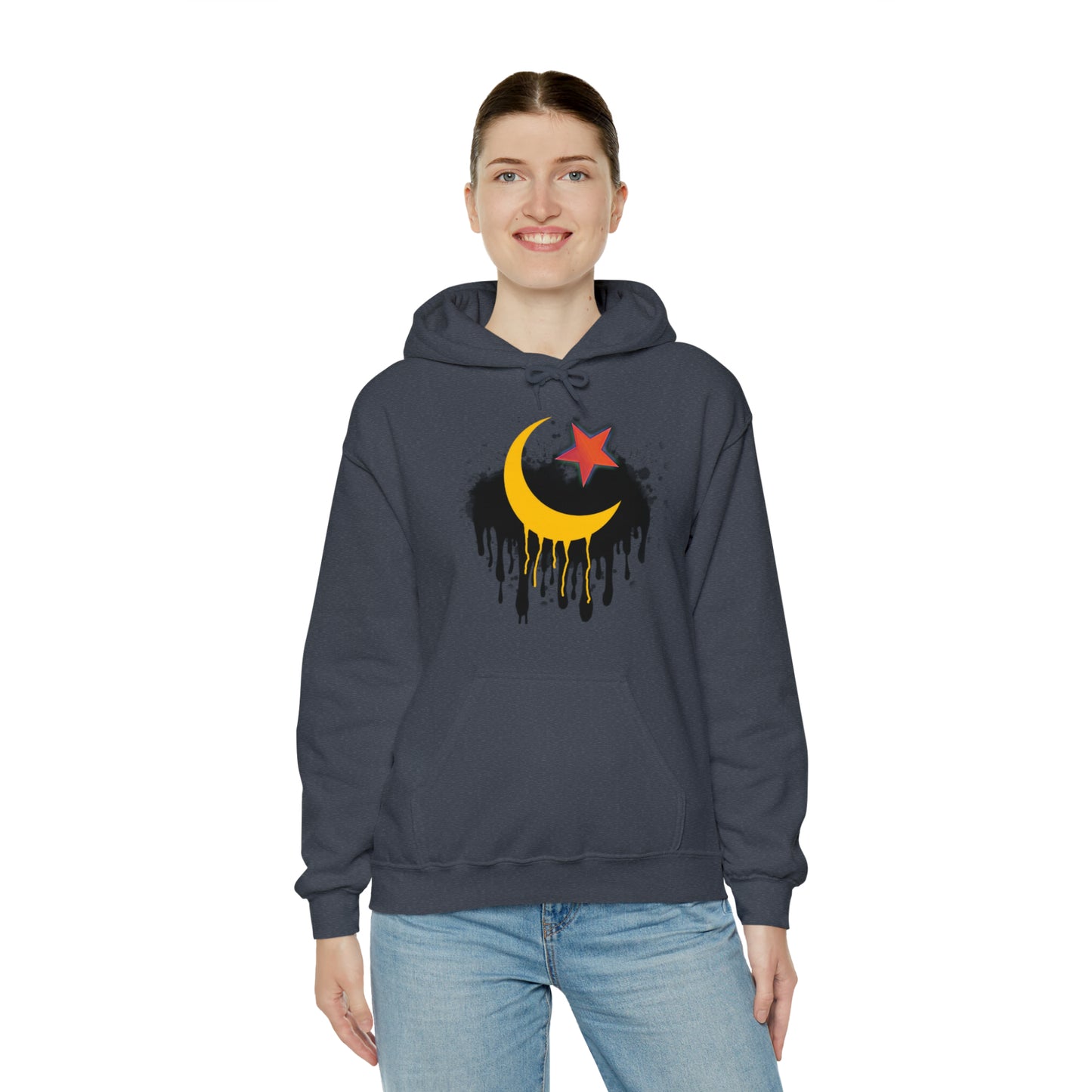 RealSpillClothingCompany© "Crescent Moon & Star" Hoodie