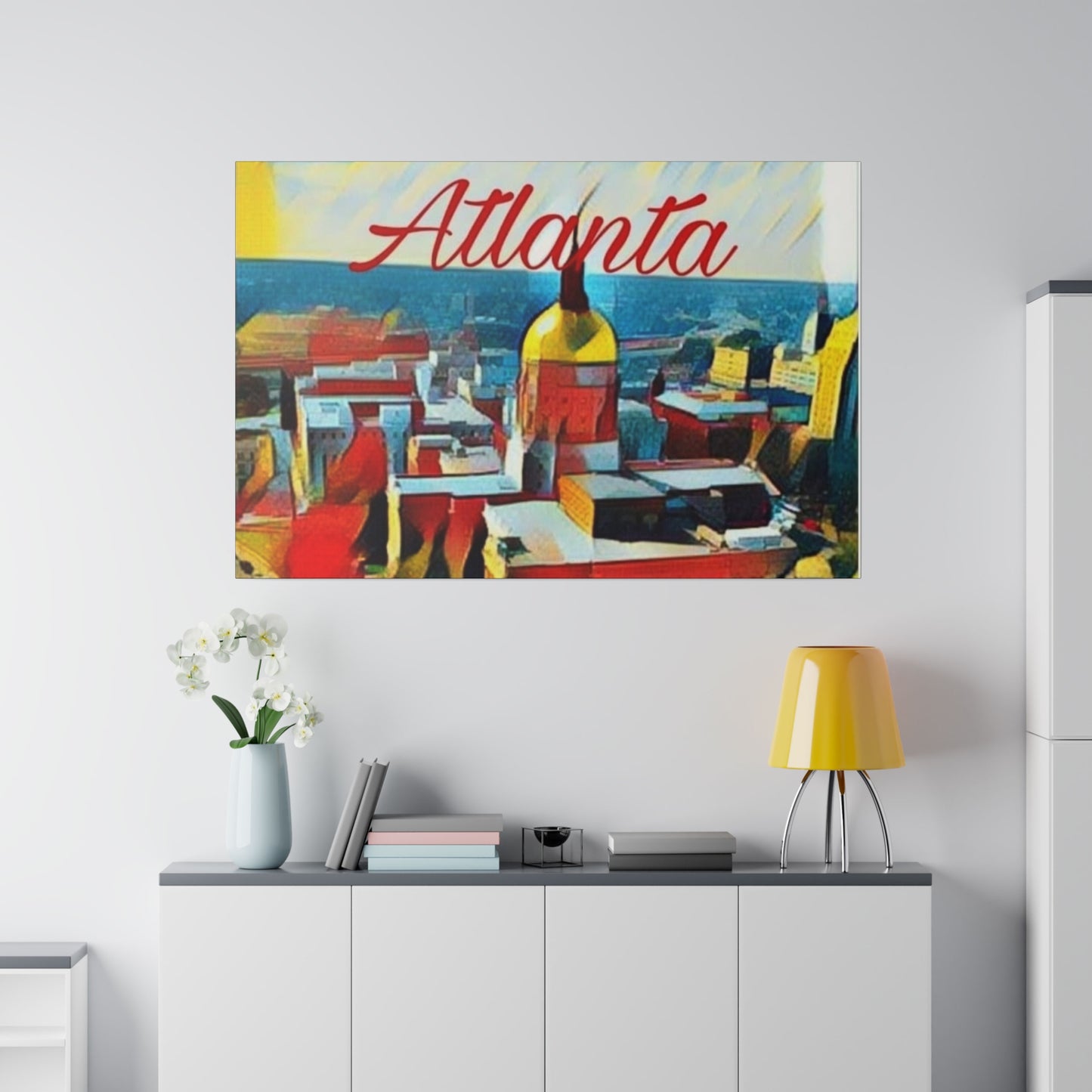 RealSpillClothingCompany© "Hot Atlanta" Matte Canvas, Stretched,
