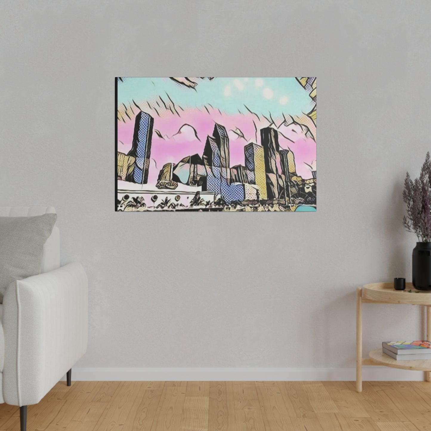 RealSpillClothingCompany© "Houston" Matte Canvas, Stretched,