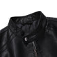 Men's Faux Leather Motorcycle Jackets Black