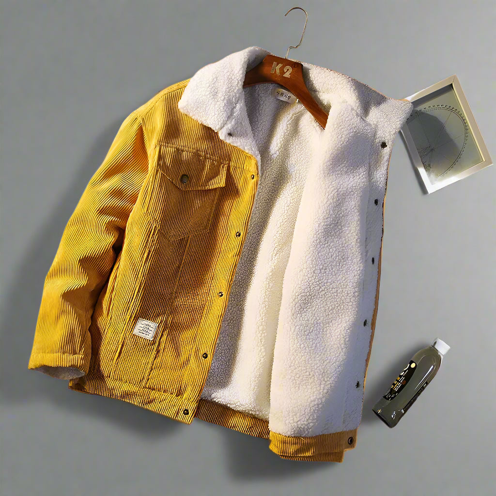 Men's Corduroy Thick Jean jacket