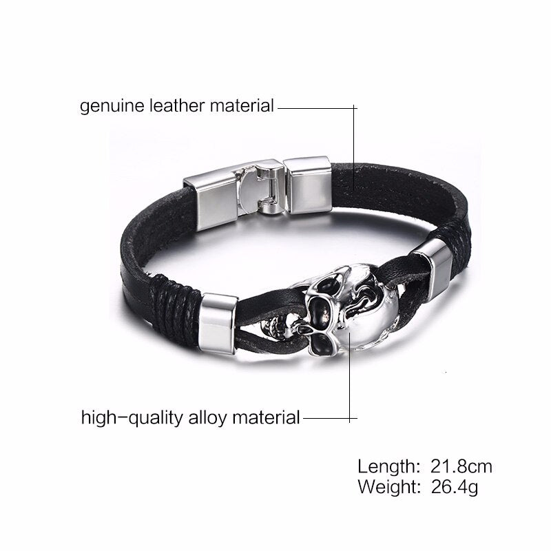 Mens Vintage Rudder Charm Bracelets