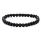 Men's natural stone beads bracelet