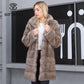 Women's Genuine Mink Winter Coat