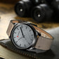 Men's Classic Simple Quartz Leather Wristwatch