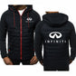 "Infiniti" logo Print Casual Hoodie Sweatshirt