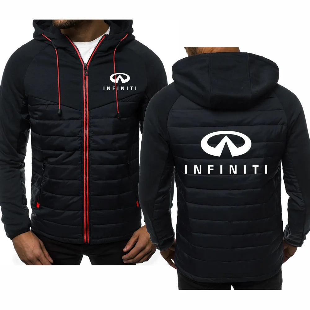 "Infiniti" logo Print Casual Hoodie Sweatshirt