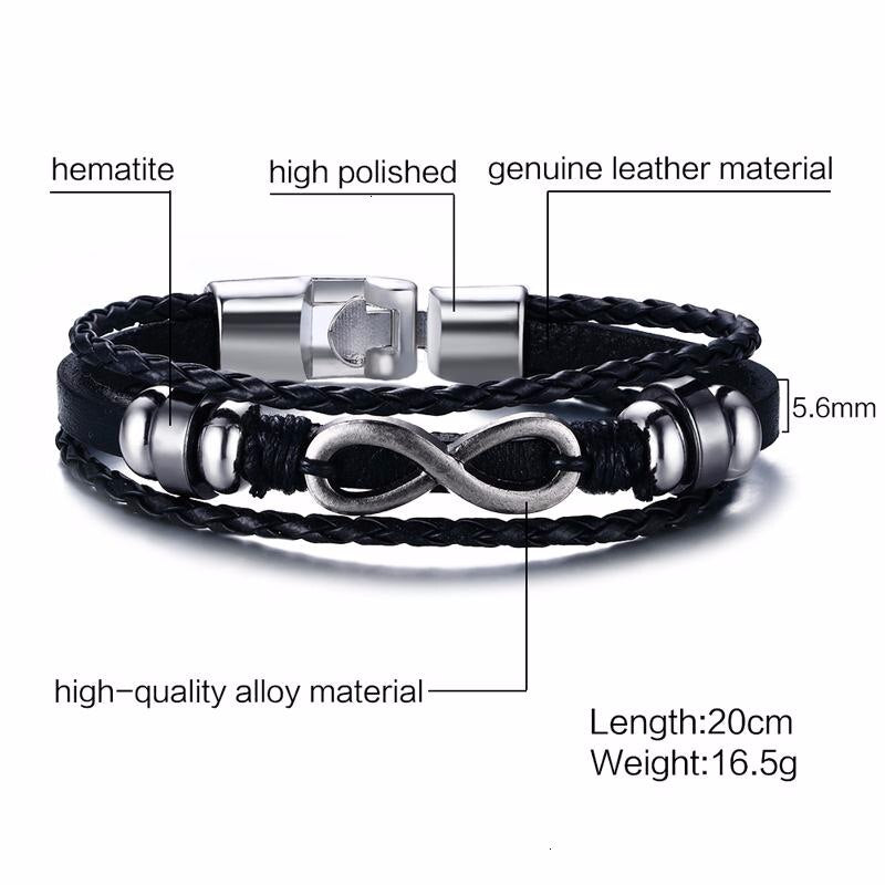 Mens Vintage Rudder Charm Bracelets