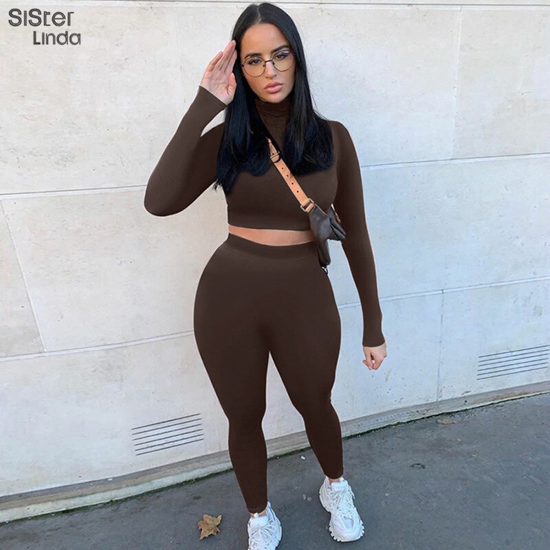 Women's T-Shirt & Leggings 2 Piece Workout Outfits Sportwear
