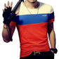 Men's Short sleeve Patchwork T-shirt