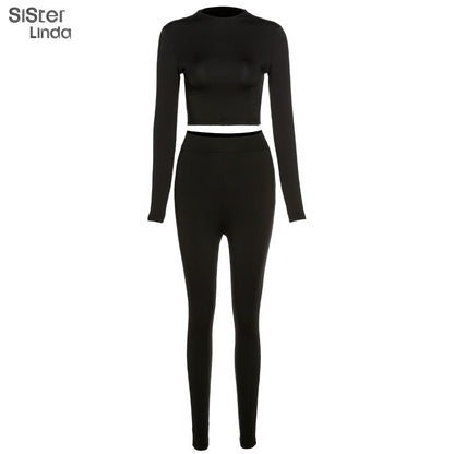 Women's T-Shirt & Leggings 2 Piece Workout Outfits Sportwear