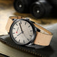 Men's Classic Simple Quartz Leather Wristwatch