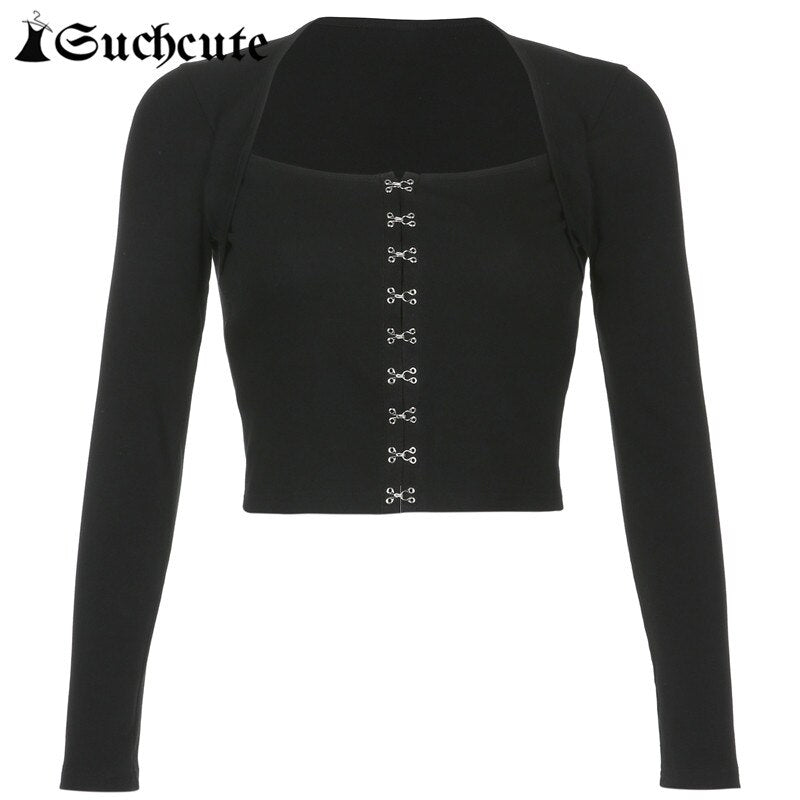 Gothic Women's Long Sleeve "Punk Style" Shirt