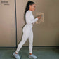 Women's T-Shirt & Leggings 2 Piece Workout Outfits Sportwear