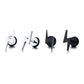 Mens Lightning Shaped Stud Earrings