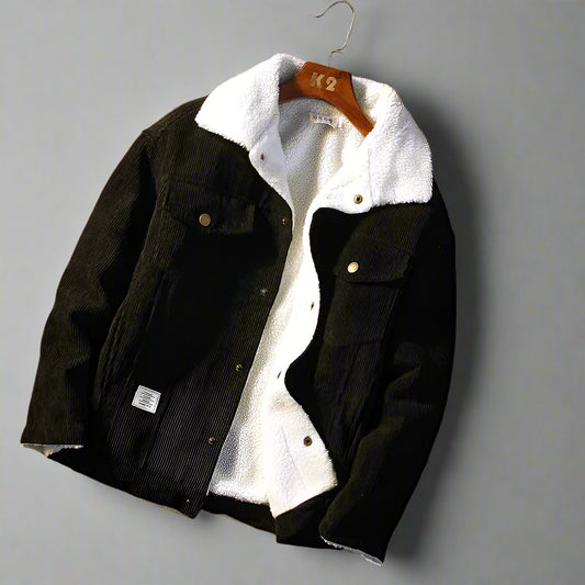 Men's Corduroy Thick Jean jacket