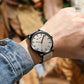 Men's Classic Simple Quartz Leather Wristwatch