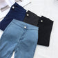 Women's Skinny High Waist Denim Pencil Jeans