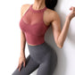 Backless Athletic Yoga Gym Tops Workout/Vest Training Shirts