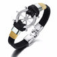 Mens Vintage Rudder Charm Bracelets