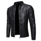 Men's Faux Leather Motorcycle Jackets Black