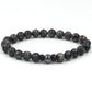 Men's natural stone beads bracelet