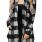 Women's Vintage Loose Plaid Printed Blouse Shirt