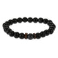 Men's natural stone beads bracelet