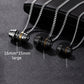 Men's Stainless Steel Barbell Necklace