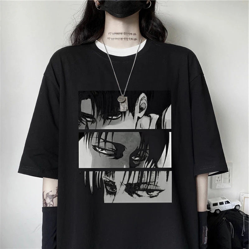 Anime Attack On Titan Printed T Shirt Cartoon