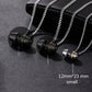 Men's Stainless Steel Barbell Necklace