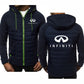 "Infiniti" logo Print Casual Hoodie Sweatshirt