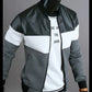 Men's Tri-Color Stitching Design Jackets