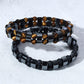 Stretch Men's Hematite & Tigers Eye Bracelets